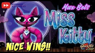 Ms. Kitty Slot Bonuses MAX BET WINS!!!