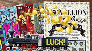 $TAYING on the LUCK TRAIN!  $180 TEXAS LOTTERY Scratch Offs