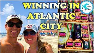 ️ BEACH BUMS GAMBLE AND WIN IN ATLANTIC CITY! CRAZY RICH ASIANS SLOT MACHINE!
