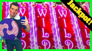 MASSIVE JACKPOT HAND PAY  On Munchkinland Wizard Of Oz Slot Machine