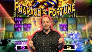Pharaoh's Fortune gives up a Less Lines Max Bet Bonus!