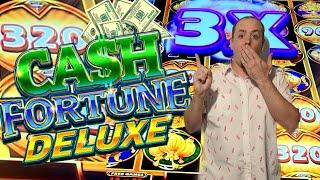 WINNING on CASH FORTUNE DELUXE Free Spins! & Progressives!