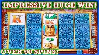IMPRESSIVE HUGE WIN OVER 90 SPINS ON MAYAN CHIEF