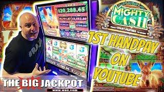 NEW  Mighty Cash Outback Bucks Jackpots! HUGE High Limit Re-trigger BONU$ | The Big Jackpot