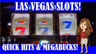 Quick Hits Double Jackpot  Megabucks Slot Machines!   Aria Casino  Las Vegas!
