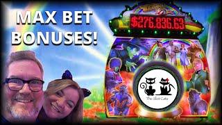 MAX BET BONUSES!  WIZARD OF OZ: RUBY SLIPPERS