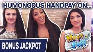 Humongous Handpay on Huff N’ Puff!  5 Wins + JACKPOT