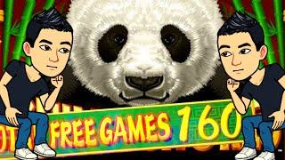 A WAITING GAME...160 FREE GAMES!! WINNING! CHINA SHORES Slot Machine (KONAMI)