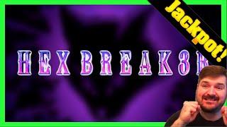 FIRST TO YOUTUBE! JACKPOT HAND PAY On NEW Hexbreaker 3 Slot Machine!