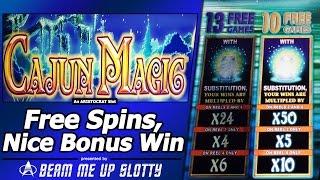 Cajun Magic Slot - TBT Nice Low-Rollin Free Spins Bonus Win