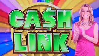 THANKS VANNA!  BIG WINS with NON-STOP BONUSES on the WHEEL OF FORTUNE CASH LINK SLOT MACHINE!