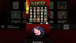 Wanted Dead Or A Wild! Massive Base Game Win!! - #shorts