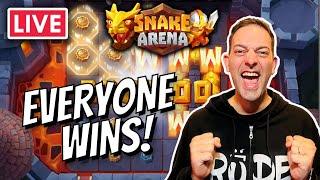 LIVE NEW SLOT  Snake Arena  EVERYONE WINS!