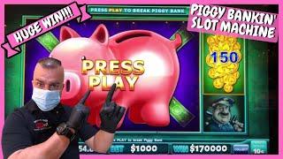 AWESOME WIN! Piggy Bankin' Slot Machine