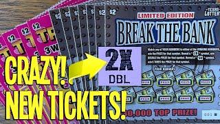 NEW TICKETS w/ CRAZY OUTLIER  25X Break the Bank + 25X Triple Play!  TEXAS LOTTERY