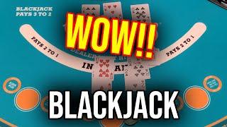 BLACKJACK!! SIDE BET SAVES THE DAY!? $1400 BUY IN!!