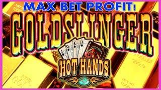 • Goldslinger Slot Machine • $5 Max Bet Live Play + Big Win Bonus! | Slot Traveler