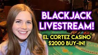 What an EPIC Comeback!! Blackjack Livestream!! $2000 Buy-in! Insane Action!!