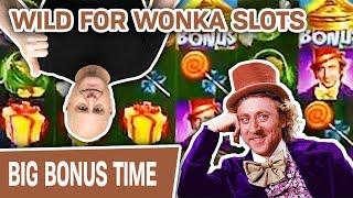 WILD for Willy Wonka HIGH-LIMIT SLOTS  So Many BONUS ROUNDS