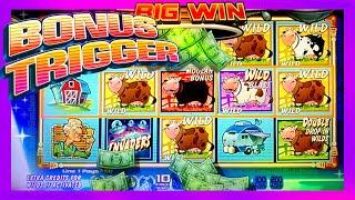 NICE BONUS TRIGGER!!! on Invaders Attack From the Planet Moolah - SG CASINO SLOTS - FREE GAMES