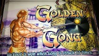 Oldies Friday THE GOLDEN GONG Slot machine  Bonus BIG WIN $2.00 Max Bet