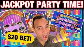 $20 Bets on Super Jackpot Party w/ EPIC Whack a Pooper Feature!!  |  The Vault!!