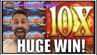 HUGE WIN! IT WAS A GREAT BONUS on LIL RED SLOT MACHINE!