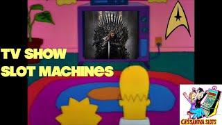 TV Show Slot Machines! Is one of these your favorite? | Game of Thrones, The Simpsons & Star Trek