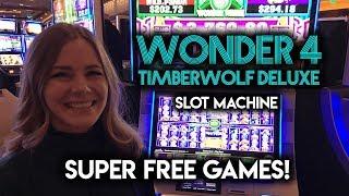 Wonder 4 TIMBERWOLF SUPER FREE GAMES! Can the curse be broken?
