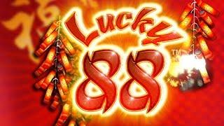 BIG WIN - Lucky 88 Slot Machine Bonus & Line Hits