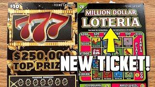 WIN! NEW $20 Million Dollar Loteria + 2X 777  TEXAS LOTTERY Scratch Off Tickets