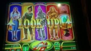 Wizard of Oz Ruby Slippers Slot Machine Bonus - All 4 Characters - Free Spins & Crystal Ball