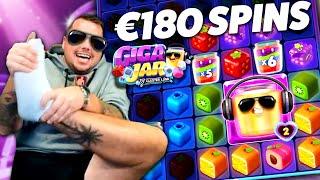 MAX BET on New GIGA JAR Game! €180 BETS!