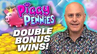 All Aboard for Slot Machine Jackpots  Double Bonus Wins on Piggy Pennies at Rocky Gap!