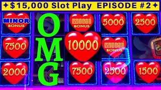 Lightning Link Slot Machine HUGE WIN | NON STOP BONUSES | EPISODE-2 | Live Slot Play w/NG Slot