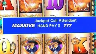 HIGH LIMIT JACKPOT HANDPAY  GOLDBEARD'S TREASUREPIRATE BEACH  BIG BONUS WINS & JACKPOTS