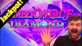 LANDING The BIGGEST MULTIPLIER POSSIBLE (60X) TimberWolf Diamond!  MASSIVE JACKPOT HAND PAY!