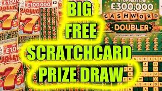 SCRATCHCARDS...WOW!..FREE SCRATCHCARD DRAW FOR THE VIEWER