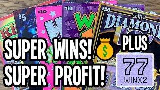Super PROFIT!  WIN after WIN!! $90 in Texas Lottery Scratch Off Tickets