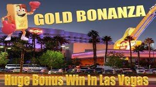 Gold Bonanza - Huge Bonus wins at Hard Rock Casino Las Vegas
