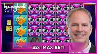 AWESOME SESSION! Wonder 4 Tall Fortunes Miss Kitty Gold - $24 MAX BET BONUSES!