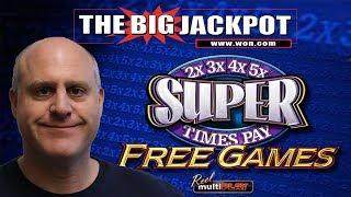 SUPER WIN$  on SUPER TIMES PAY FREE GAMES  | The Big Jackpot
