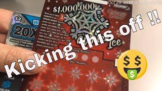 $5 Million Dollar Winter Ice & $2 20X Payout Lottery Scratchers