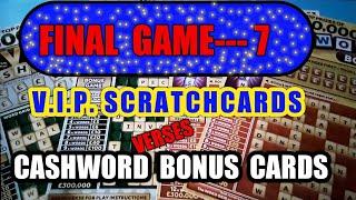 Sunday V.I.P/Bonus..Scratchcard game..7 (Last game of the week)