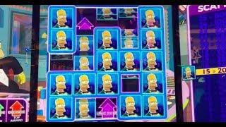 SLOT MACHINE WINS ON THE SIMPSONS  RED QUEEN  CASH EXPLOSION