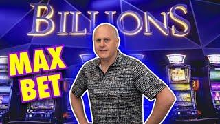 Billions - Mighty Cash Triple Up Doubles Up on Jackpots   Max Bet High Limit Slot Action