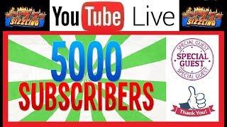 LIVE 5,000 SUBSCRIBERS  SPECIAL CHAT with COLIN aka The Brit Slot Guy - PRE VEGAS TALK - JOIN US!
