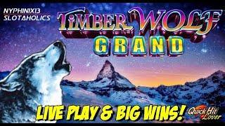 TIMBERWOLF GRAND Slot BIG BONUS WINNER!