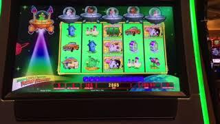 Invaders Return Slot Machine Free Spin Bonus #2 Caesars Casino Las Vegas 8-17