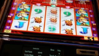 High Limit $5 Konami Slot Machine Bonus Spins!